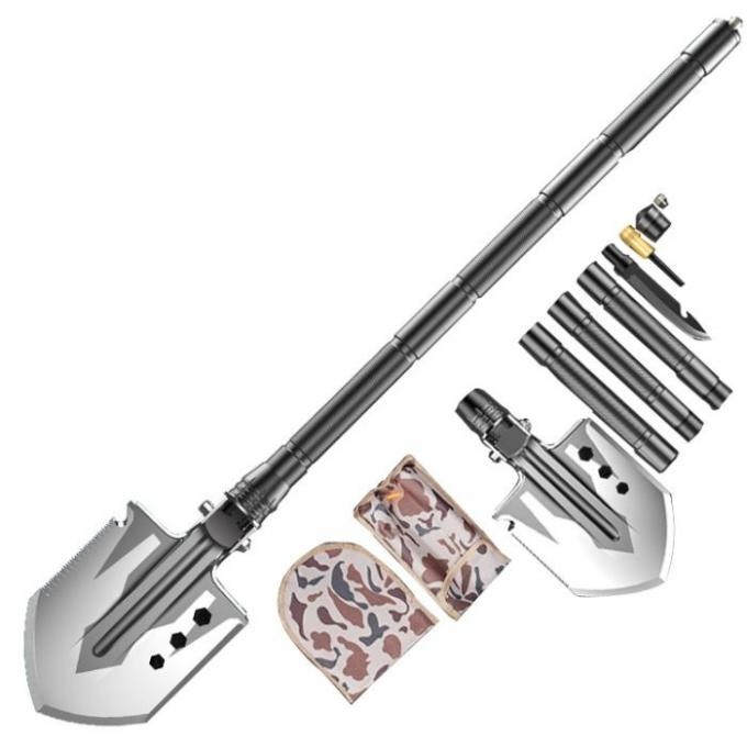8 Inch 3Cr13 Anodizing Handle Multifunctional Folding Shovel