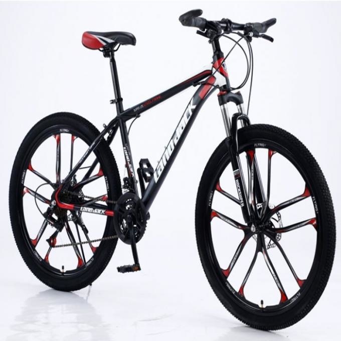 Carbon Steel Foldable Mountain Bike , Collapsible Mountain Bike For Kids