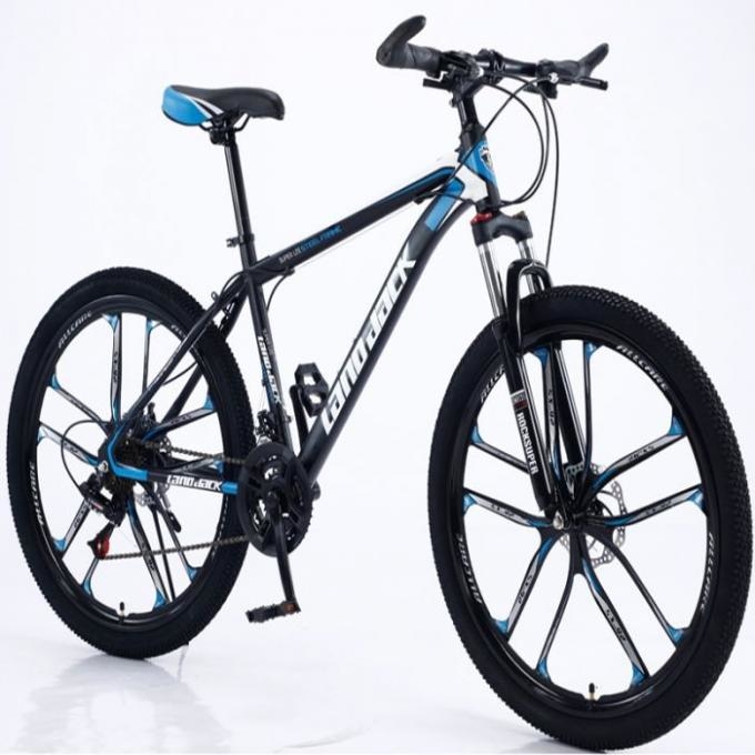 Carbon Steel Foldable Mountain Bike , Collapsible Mountain Bike For Kids