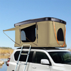 Double Layer Rooftop Camping Tent For Car , 2-3 / 3-4 Person Hard Shell Roof Top Tent