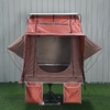 Waterproof Rooftop Camping Tent 2-3 People Abrasion Resistant Canvas PU Layer