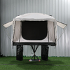 Waterproof Rooftop Camping Tent 2-3 People Abrasion Resistant Canvas PU Layer
