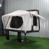 Waterproof Rooftop Camping Tent 2-3 People Abrasion Resistant Canvas PU Layer