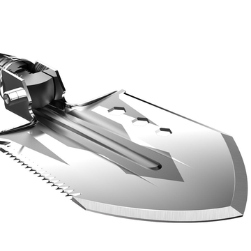 8 Inch 3Cr13 Anodizing Handle Multifunctional Folding Shovel