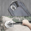 Straight Handle Multifunctional Outdoor Shovel , 8in Head Self Defense Shovel