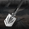 Straight Handle Multifunctional Outdoor Shovel , 8in Head Self Defense Shovel