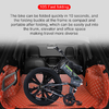20mph Lithium Battery Electric Bike Double Disc Brake