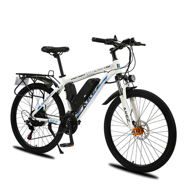 26/4.0 Snow Tires Lithium Battery Electric Bike , 2 Wheel Drive Electric Bike