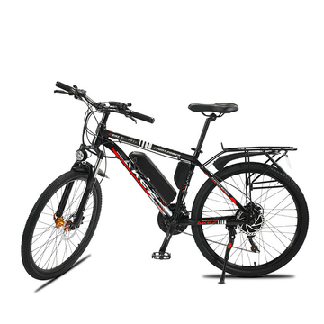 Lithium Battery Two Wheel Drive Electric Bike 15.5mph Soft Tail Frame