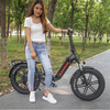 500W Lithium Battery Electric Bike Aluminum Pedals Magnesium Alloy