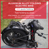 500W Lithium Battery Electric Bike Aluminum Pedals Magnesium Alloy