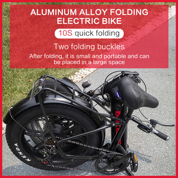 Lithium Battery Magnesium Alloy 48V/13Ah Led Variable Speed Electric Bicycle