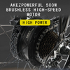 Soft Tail Frame 30-50Km/H 40Km/H Lithium Battery Electric Bicycle With Led Display