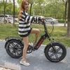 60km Aluminium Alloy 21 Speed Electric Bike Double Disc Brake