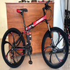 Adults 120kg Foldable Mountain Bicycle Carbon Steel Various Speed Adjustments