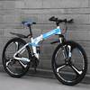 Off Road Riding Folding Adult Mountain Bike High Carbon Steel