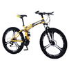 Adjusting Speed 1.65m Foldable Mountain Bike For Adults