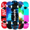 Carbon Steel Bearings Longboard Skateboard Wheels Heat Transfer Printing