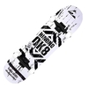 7 Layer Maple Wood Sand Pu Wheel Deck Wood Off Road Skateboard Bearing Black