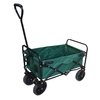 Polyester Solid Four Wheel Foldable Garden Trolley Collapsible Lounge Wagon