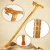 T Handle Rubber Foot Wood Walking Cane , Peach Wooden Walking Stick For Elders