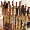 90cm Natural Wood Walking Canes , Hand Carved Wooden Walking Sticks