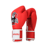 Pu Leather EVA Boxing Training Gloves Children Breathable Professional Vintage